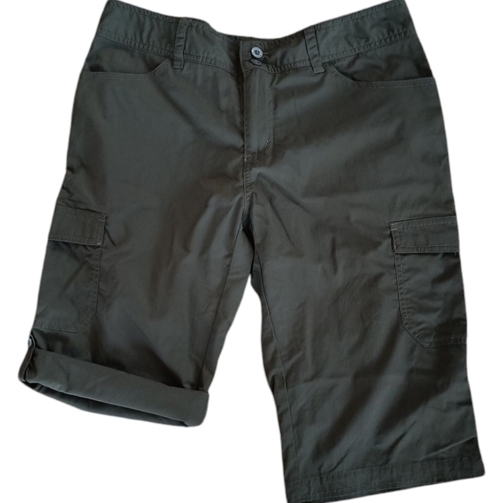 Patagonia Solimar Olive Green Bermuda Cargo Hiking Shorts Size 6 - Picture 1 of 9